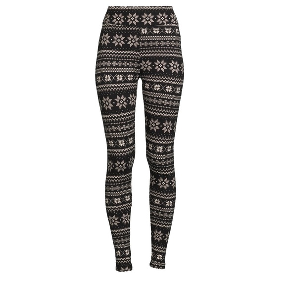 Women's Fair Isle Leggings - Picture 4 of 5